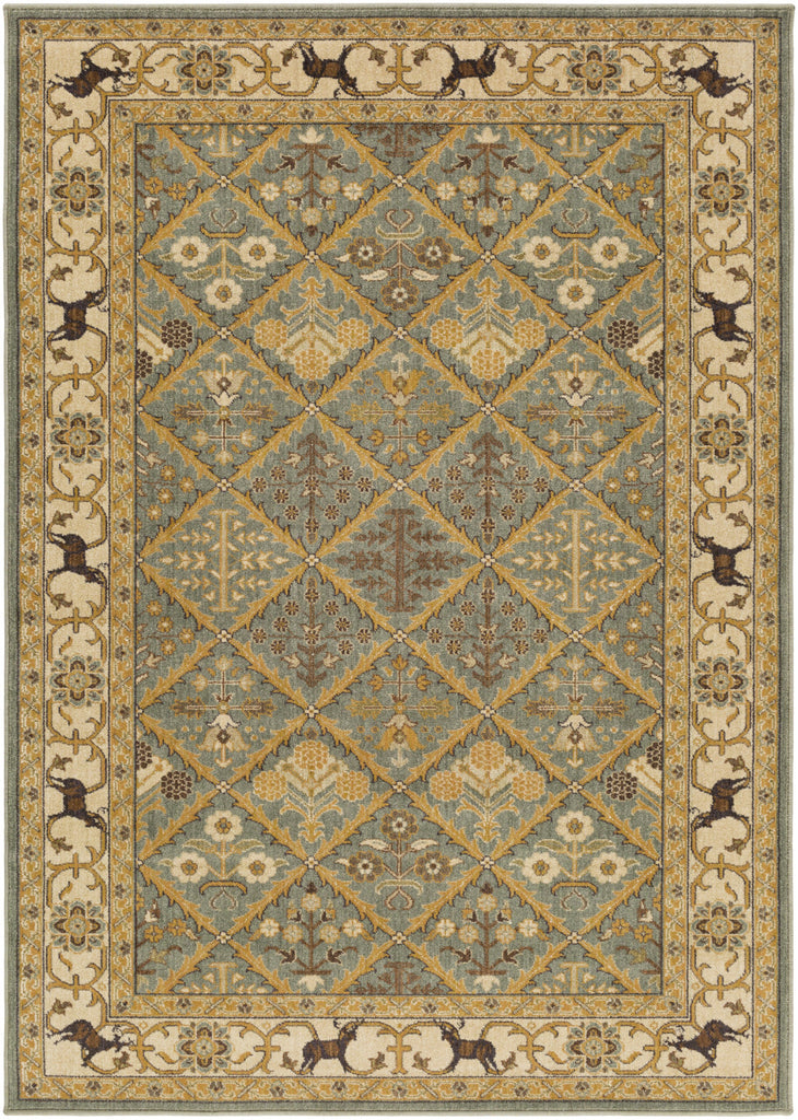 Surya Willow Lodge WLL-1007 Green Area Rug by Mossy Oak main image