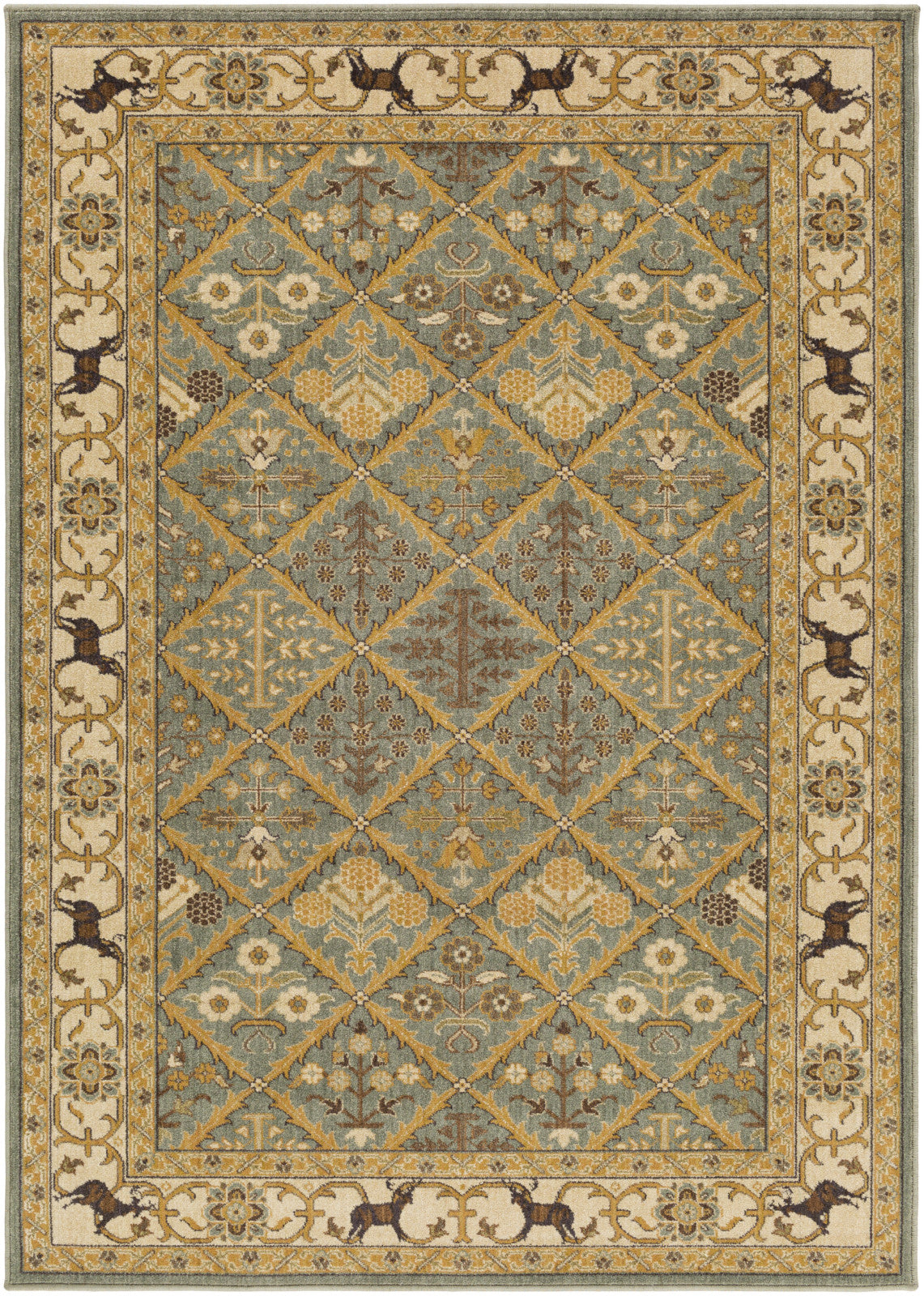 Surya Willow Lodge WLL-1007 Green Area Rug by Mossy Oak main image
