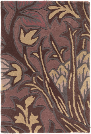 Surya WLM-3006 Eggplant Area Rug by William Morris 2' x 3'