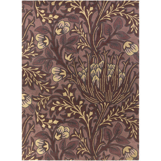 Surya WLM-3006 Eggplant Hand Tufted Area Rug by William Morris 8' X 11'