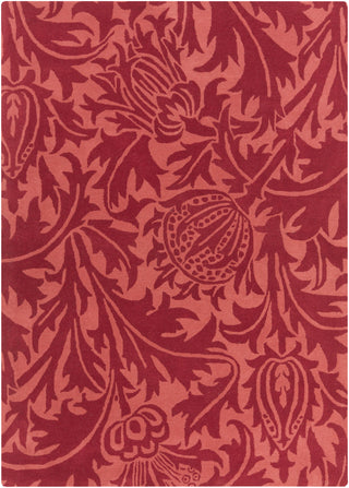 Surya WLM-3007 Cherry Area Rug by William Morris 5' x 8'