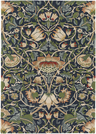 Surya WLM-3011 Blue Area Rug by William Morris 5' X 8'