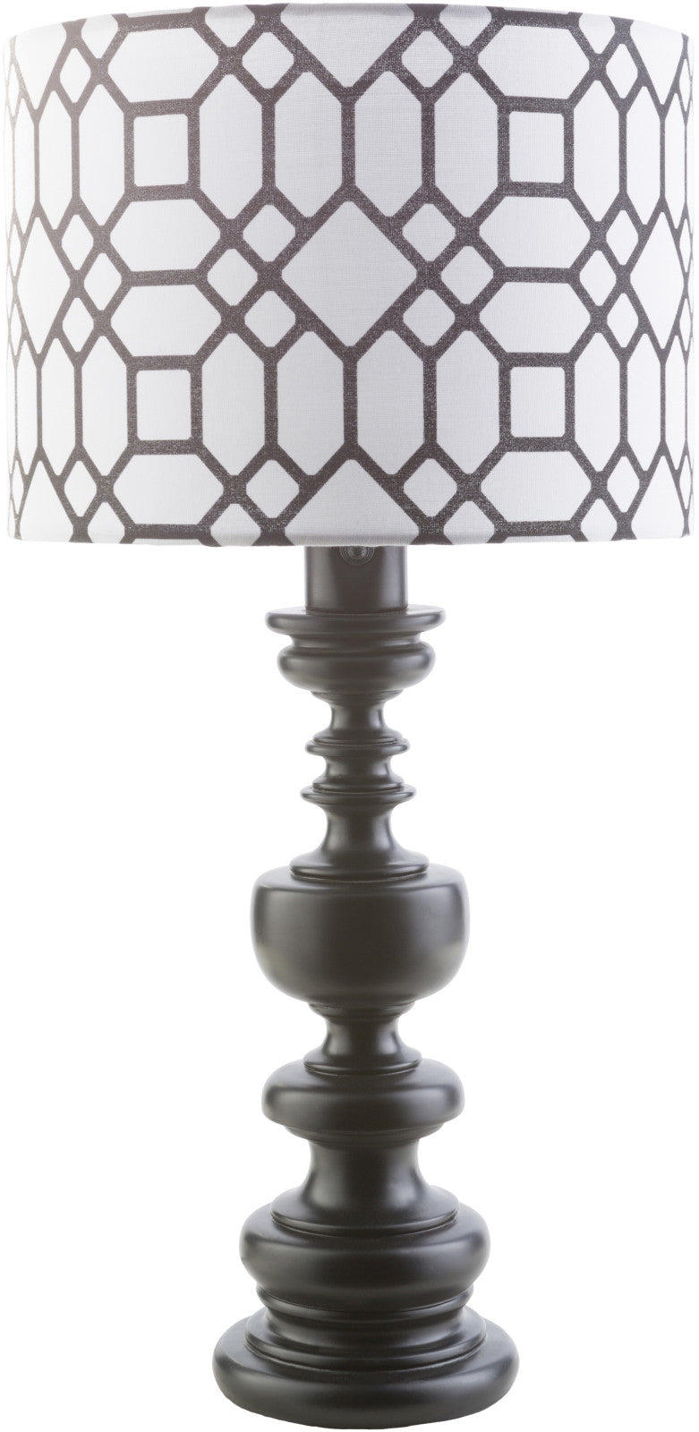 Surya Wilson WLS-625 Black Print Lamp Table Lamp