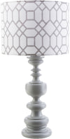 Surya Wilson WLS-627 Gray Print Lamp Table Lamp