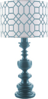 Surya Wilson WLS-631 Blue Print Lamp Table Lamp