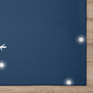 Dalyn Wonderland WN12 Navy Area Rug Corner Image