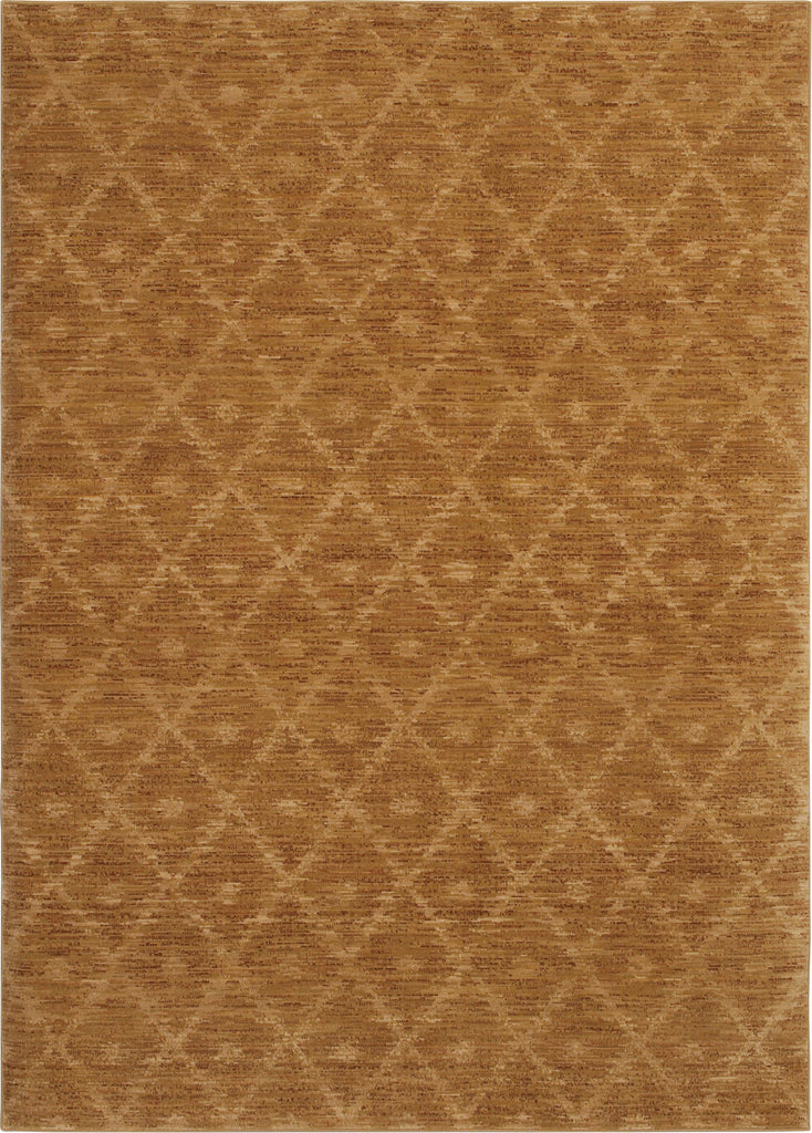 Karastan Woven Impressions Diamond Ikat Curry Area Rug