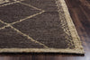 Rizzy Whittier WR9634 Brown Area Rug Edge Shot