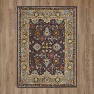 Karastan Pandora Wrath Eggplant Area Rug Main Image