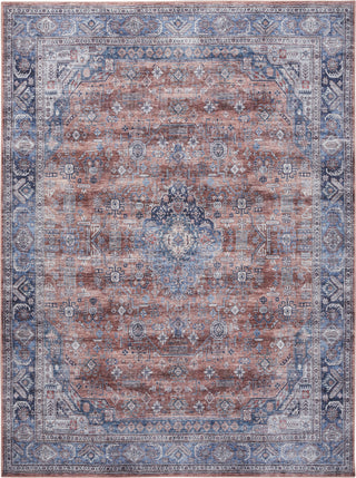 Nourison Brilliance Machine Washable WSB01 Blue/Multi Area Rug Room Image