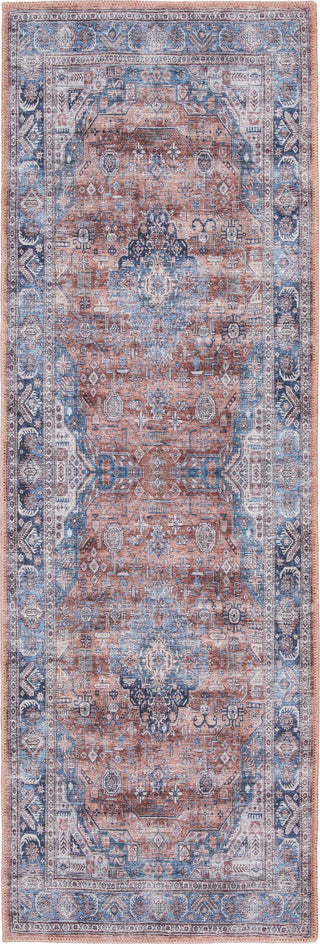 Nourison Brilliance Machine Washable WSB01 Blue/Multi Area Rug Main Image