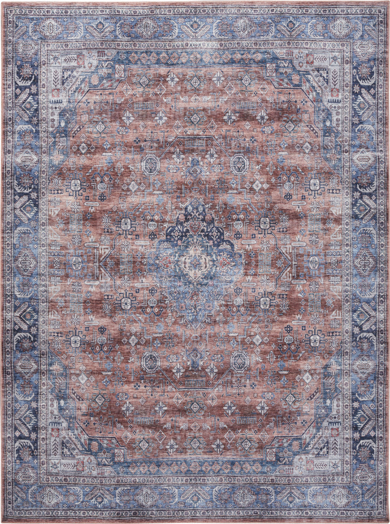 Nourison Brilliance Machine Washable WSB01 Blue/Multi Area Rug main image
