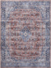 Nourison Brilliance Machine Washable WSB01 Blue/Multi Area Rug Main Image