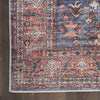 Nourison Brilliance Machine Washable WSB02 Navy/Brick Area Rug Room Image
