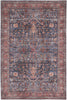 Nourison Brilliance Machine Washable WSB02 Navy/Brick Area Rug Detail Image