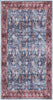 Nourison Brilliance Machine Washable WSB06 Blue/Brick Area Rug Room Image