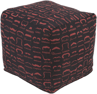 Surya Wax That Stache WSPF-002 Black Pouf by Mike Farrell