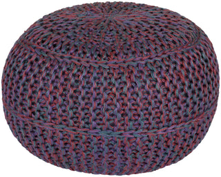 Surya Wisteria WTPF-002 Multi-Color Pouf