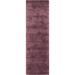 Surya Wave WVE-1008 Eggplant Area Rug 2'6'' x 8' Runner