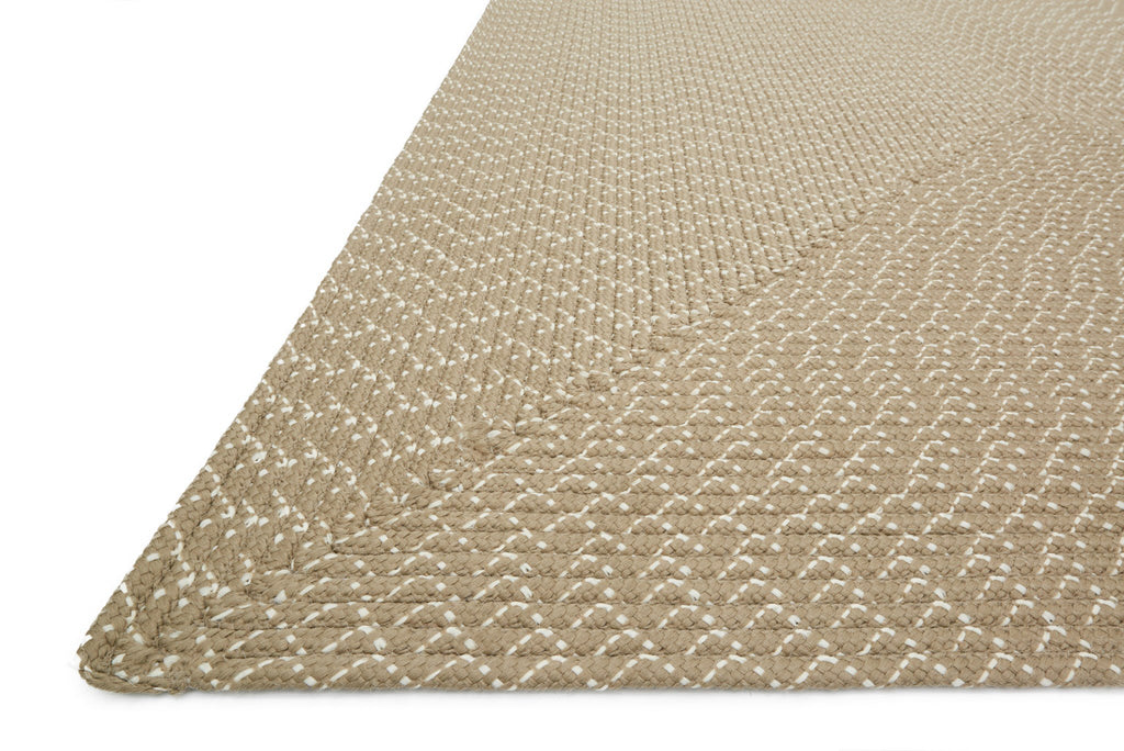 Loloi Wylie WB-01 Beige Area Rug Corner Feature