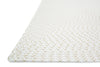 Loloi Wylie WB-01 Ivory Area Rug Corner Feature