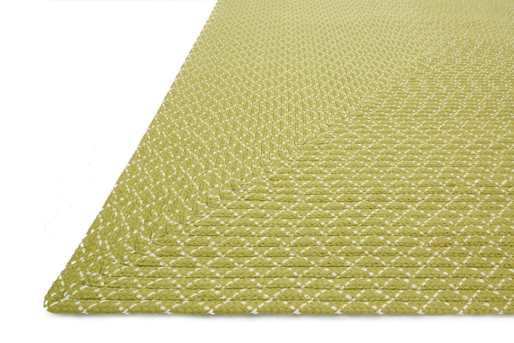 Loloi Wylie WB-01 Lime Area Rug Corner Feature