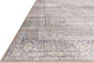 Loloi II Wynter WYN-03 Silver / Charcoal Area Rug Corner