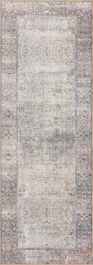 Loloi II Wynter WYN-03 Silver / Charcoal Area Rug 2'6''x7'6'' Runner