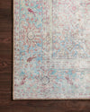 Loloi II Wynter WYN-04 Red / Teal Area Rug Lifestyle Image Feature