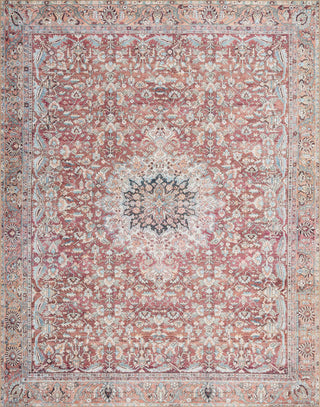 Loloi II Wynter WYN-05 Tomato / Teal Area Rug Main Image