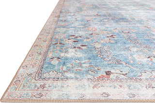 Loloi II Wynter WYN-06 Teal / Multi Area Rug Corner