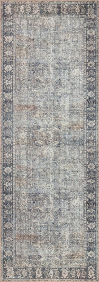 Loloi II Wynter WYN-07 Grey / Charcoal Area Rug 2'6''x 7'6'' Runner