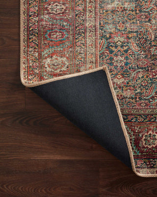 Loloi II Wynter WYN-09 Onyx/Multi Area Rug Backing