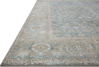 Loloi II Wynter WYN-10 Ocean/Silver Area Rug Corner