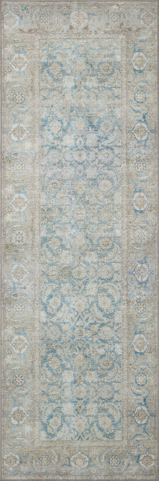 Loloi II Wynter WYN-10 Ocean/Silver Area Rug 2'6''x7'6'' Runner