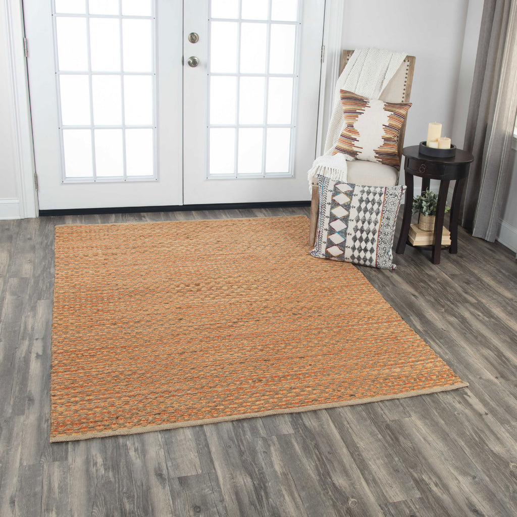 Rizzy Wynwood WY714A Rust/Beige Area Rug Style Image Feature