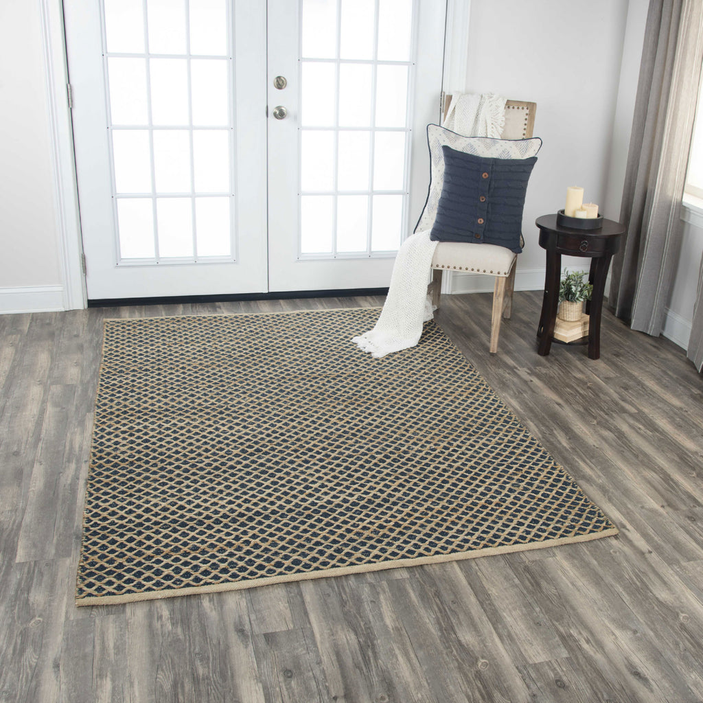 Rizzy Wynwood WY715A Blue/Beige Area Rug Style Image Feature