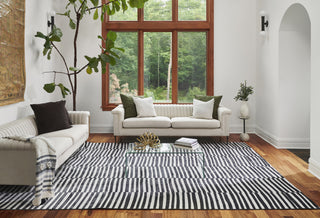 Momeni Xander XAN-1 Black Area Rug Lifestyle Image Feature