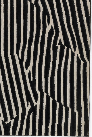 Momeni Xander XAN-2 Black Area Rug Corner Image