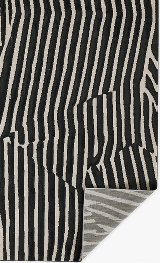 Momeni Xander XAN-2 Black Area Rug Close up