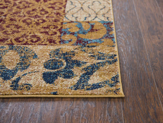 Rizzy Xceed XE7030 Gold Area Rug Detail Image