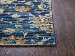 Rizzy Xceed XE7034 Dark Blue Area Rug Detail Image