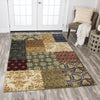 Rizzy Xceed XE7046 Gold Area Rug Corner Image