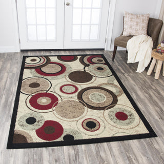 Rizzy Xcite XI6910 Beige Area Rug Corner Image