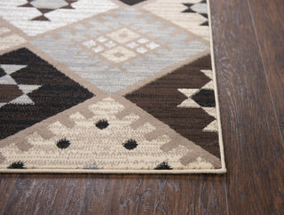 Rizzy Xcite XI6935 Gold Area Rug Detail Image