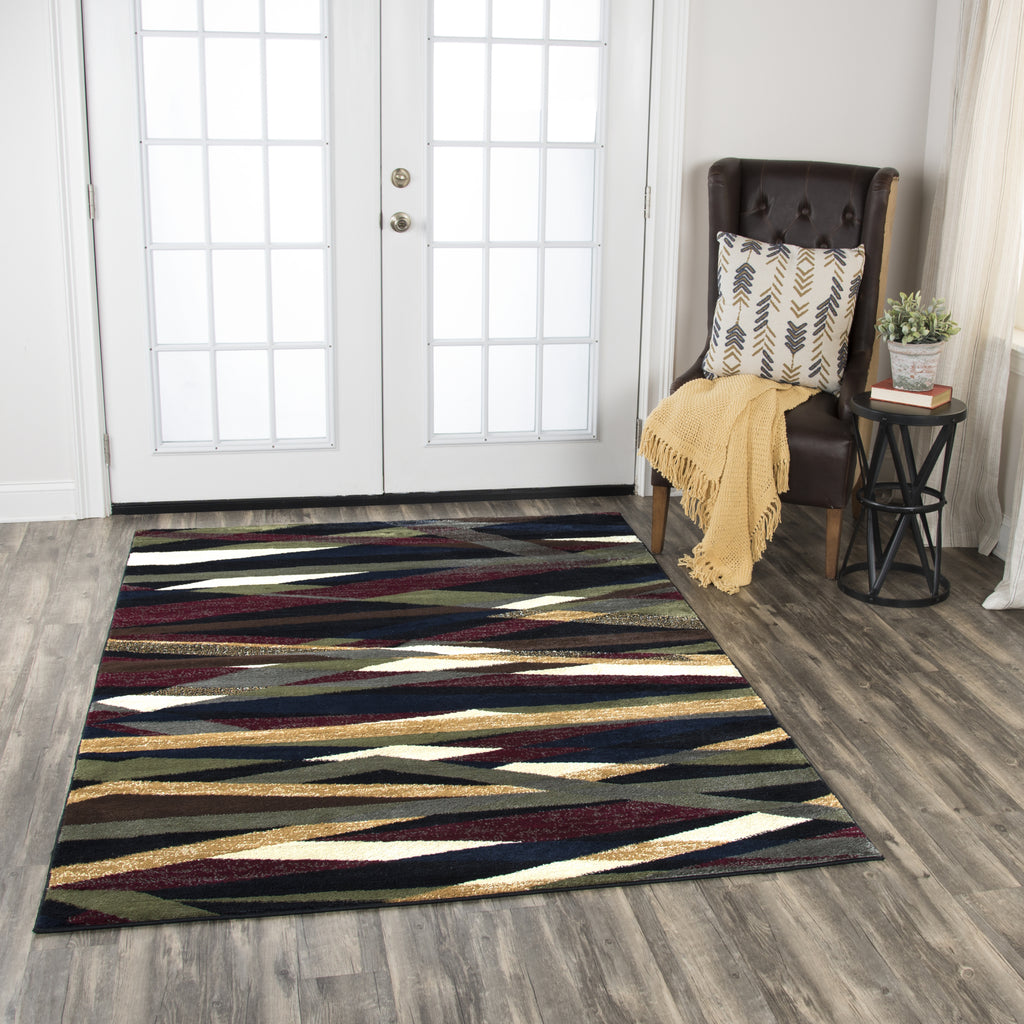 Rizzy Xceed XE7352 Gold Area Rug  Feature