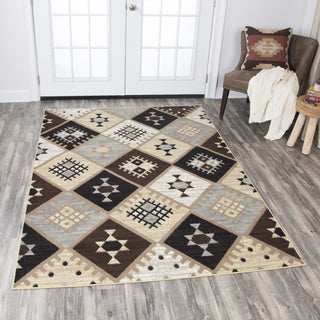 Rizzy Xcite XI6935 Gold Area Rug  Feature