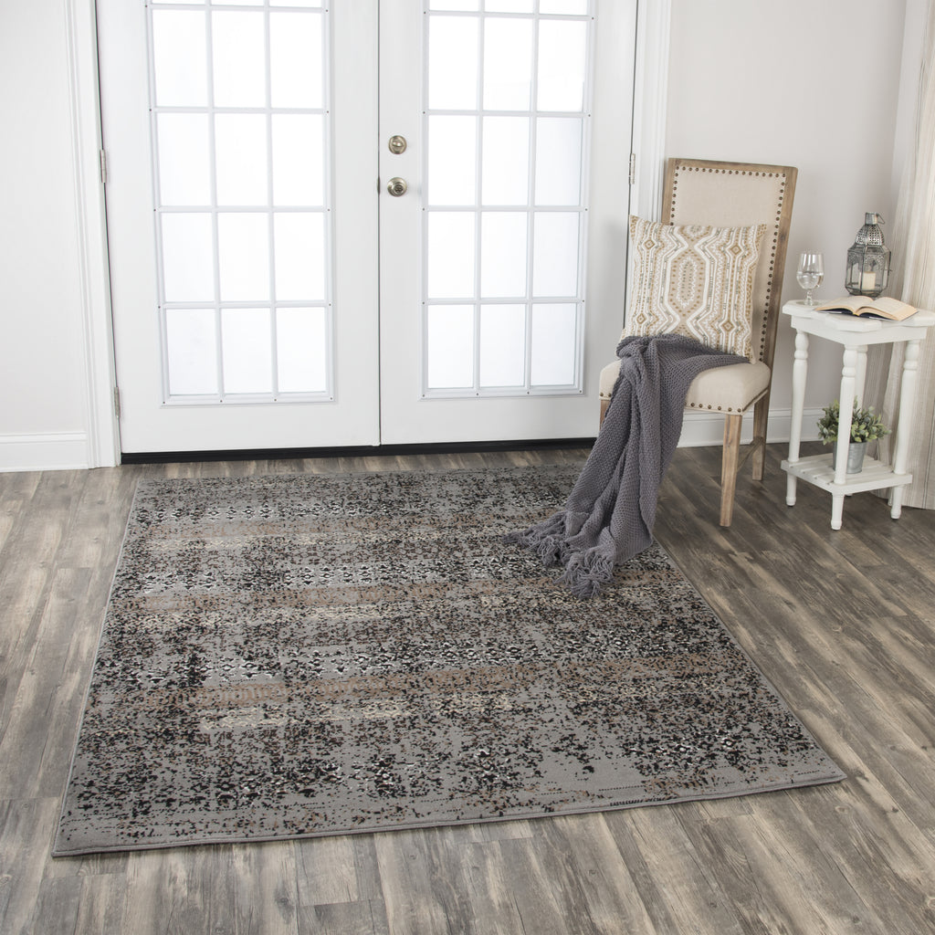 Rizzy Xcite XI7286 Gray Area Rug  Feature