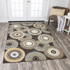Rizzy Xpression XP6881 Brown Area Rug  Feature