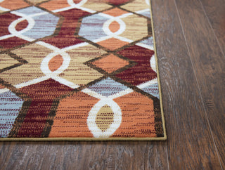 Rizzy Xpression XP6877 Gold Area Rug Detail Image